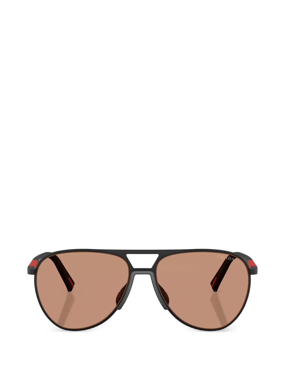 Prada Linea Rossa pilot-frame sunglasses - Nero