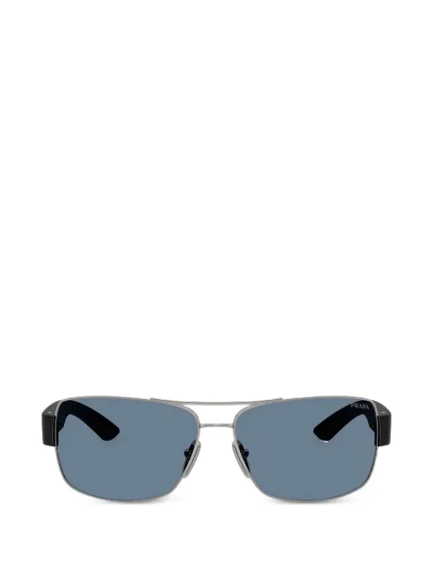 Prada Linea Rossa lunettes de soleil à monture rectangulaire