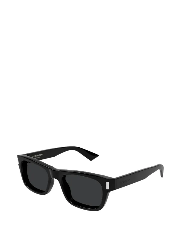 Saint Laurent サングラス スクエア型 ブラック Saint Laurent Eyewear スクエアフレーム サングラス | ブラック