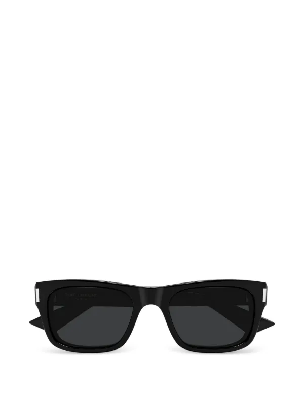 Saint Laurent サングラス スクエア型 ブラック Saint Laurent Eyewear スクエアフレーム サングラス | ブラック