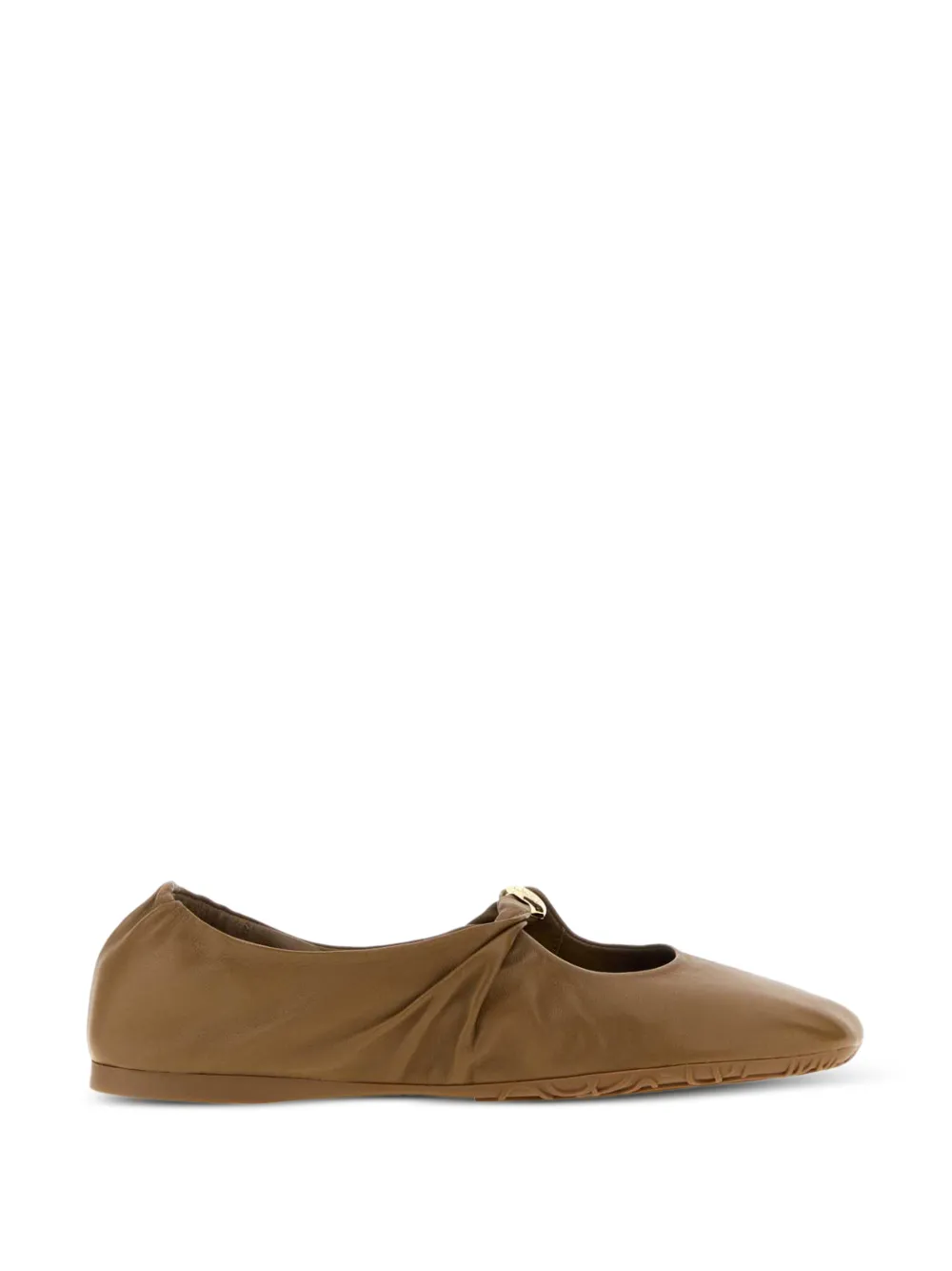 LOEWE twisted pebble slide sneakers - Marrone