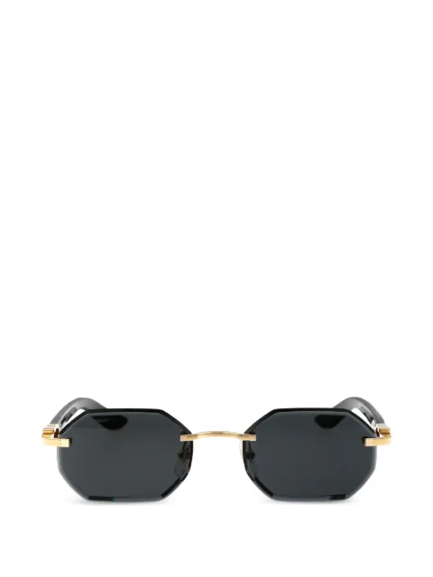 Cartier Eyewear geometric rimless sunglasses