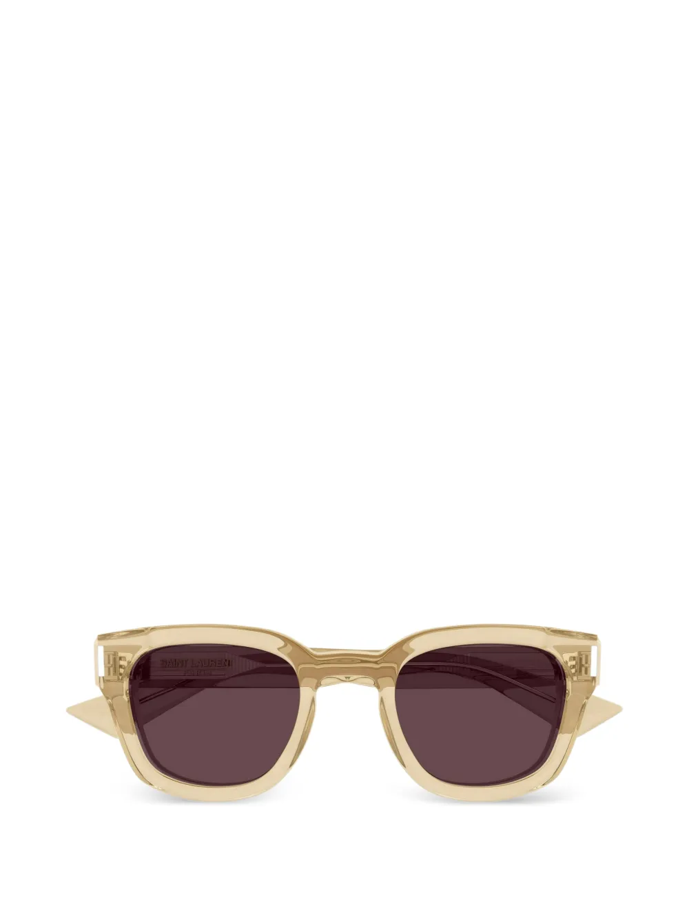 Saint Laurent Eyewear Occhiali da sole geometrici - Toni neutri