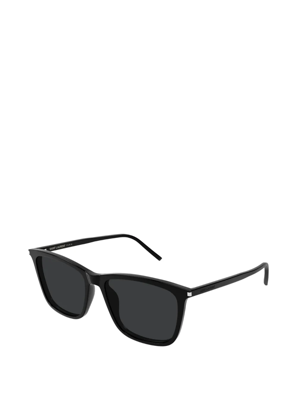 Saint Laurent Eyewear Zonnebril met rechthoekig montuur Zwart