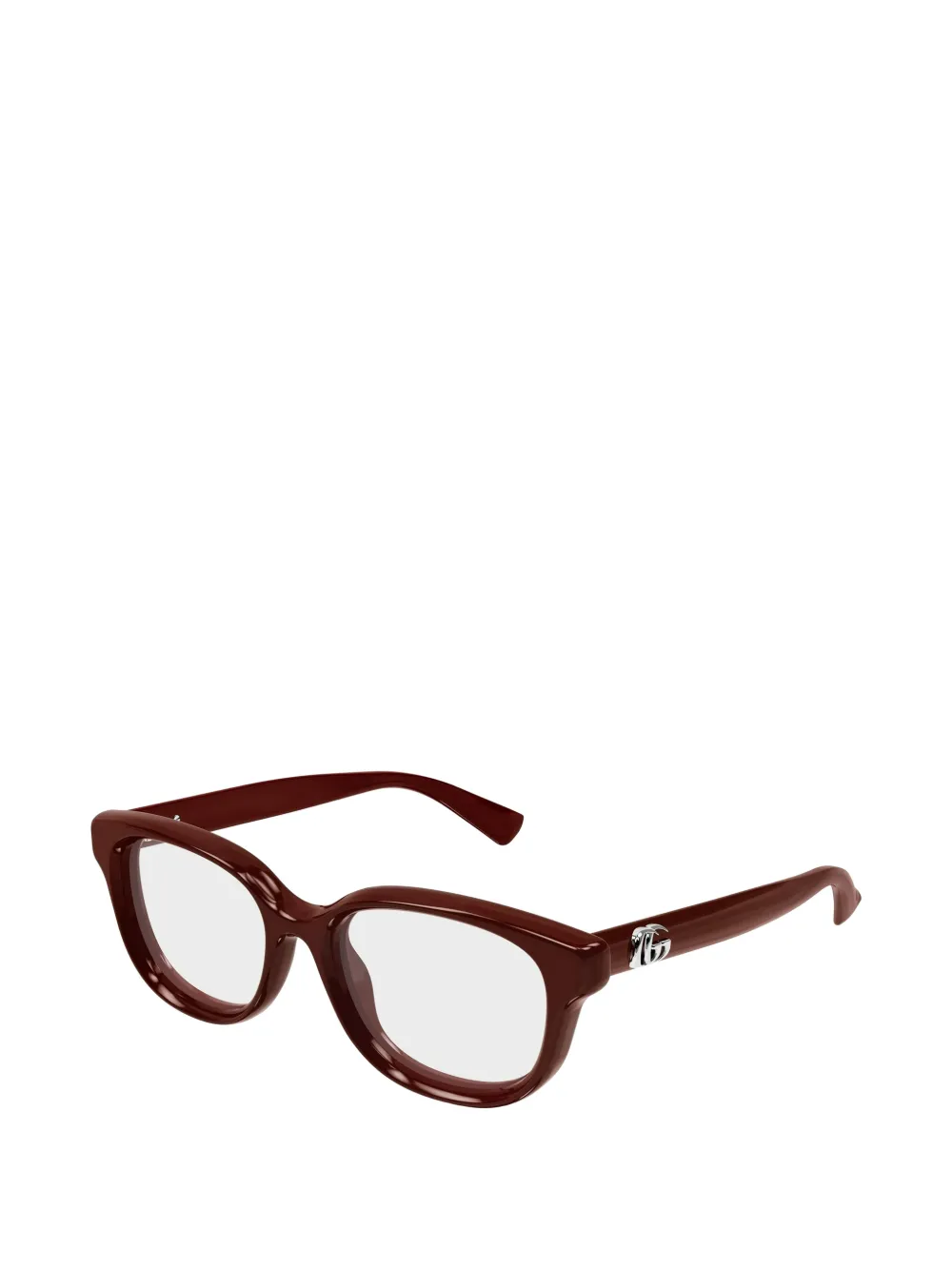Gucci Eyewear Bril met logo Bruin