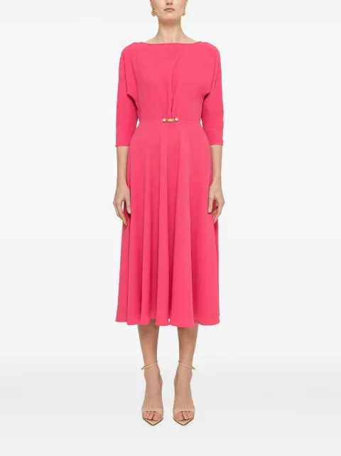 NISSA vestido midi en crepé