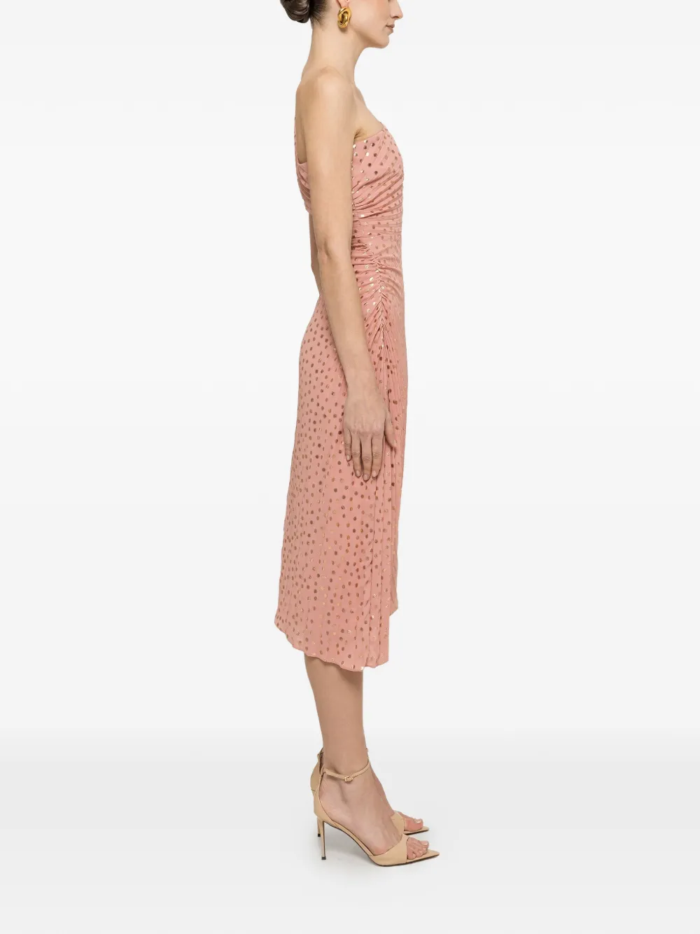 NISSA Geplooide jurk Roze