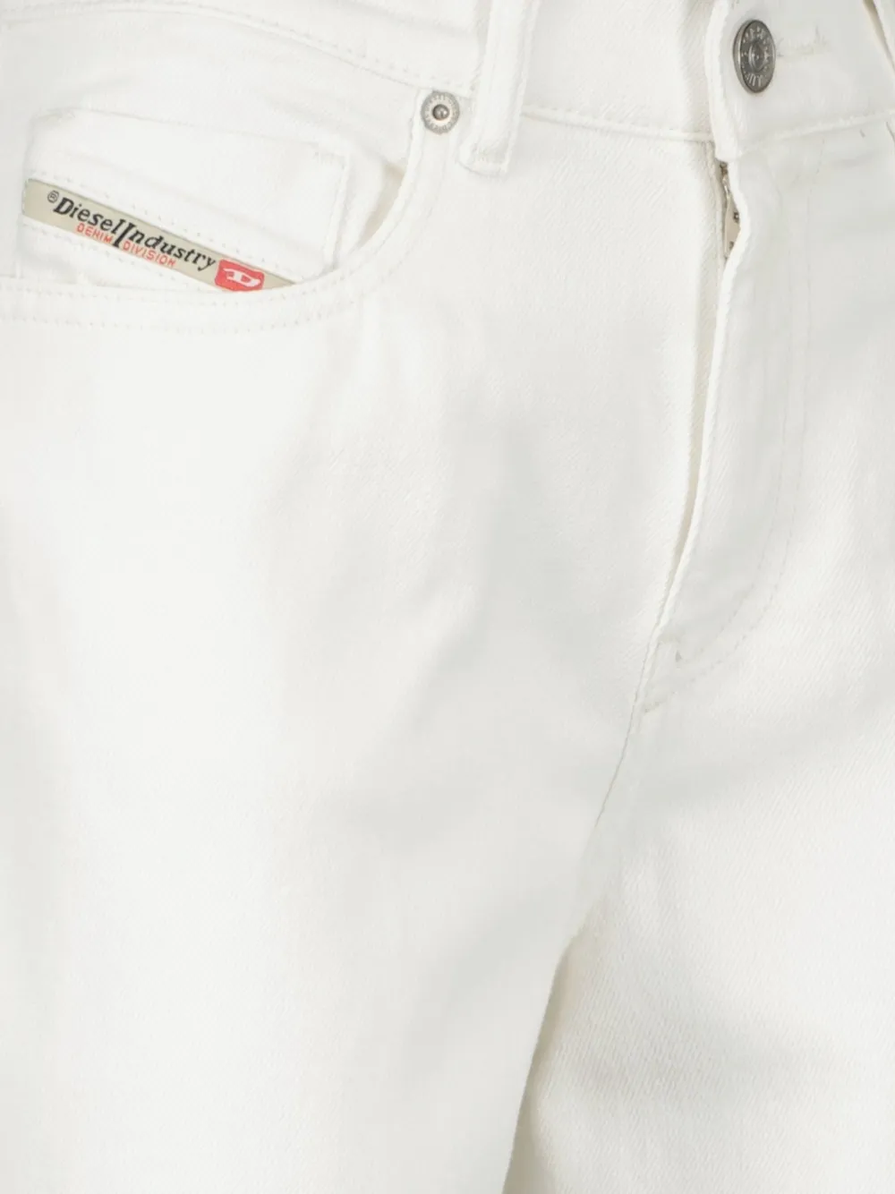 Diesel Jeans met wijde pijpen Wit