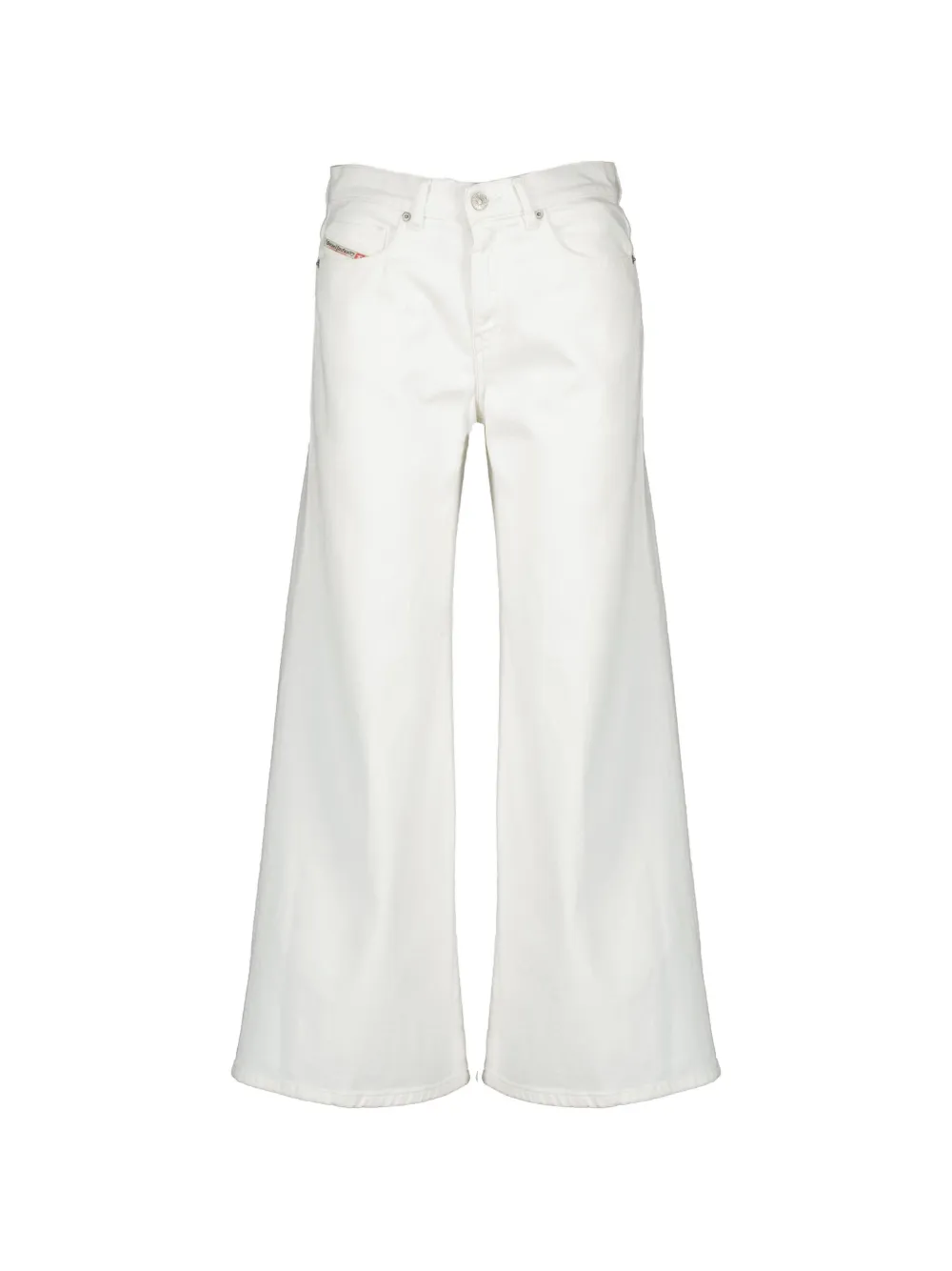 Diesel Jeans a gamba ampia con cinque tasche - Bianco