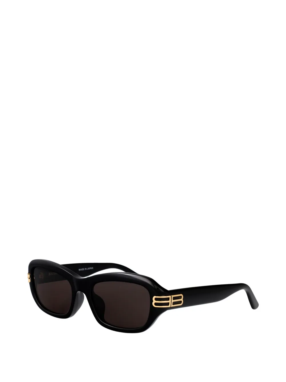 Balenciaga Eyewear Zonnebril met rechthoekig montuur Zwart