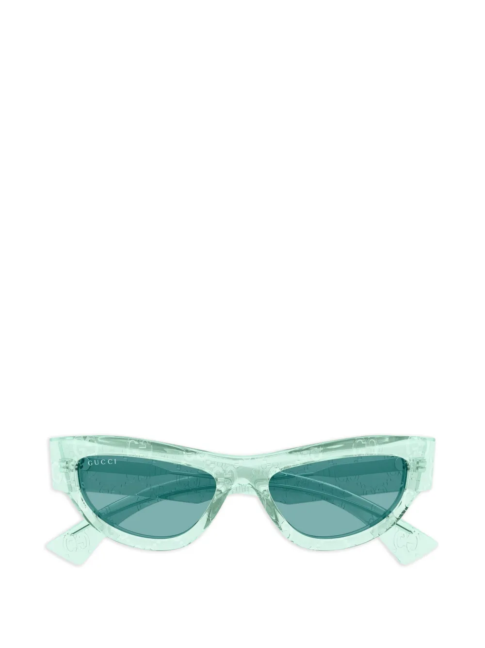 Gucci Eyewear Occhiali da sole squadrati - Verde