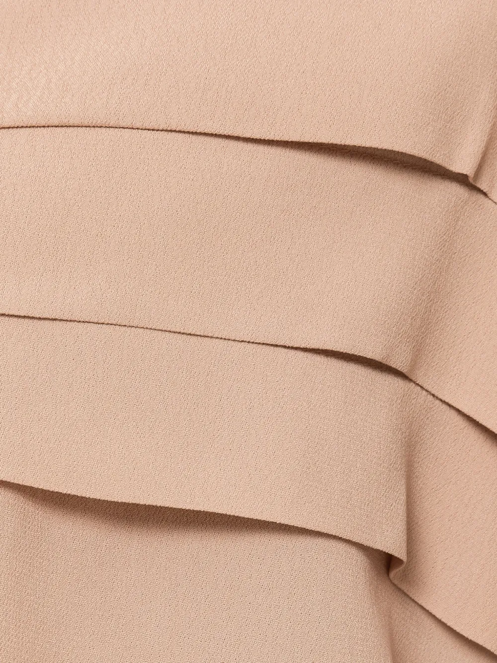 NISSA Chiffon top met geplooid detail Beige