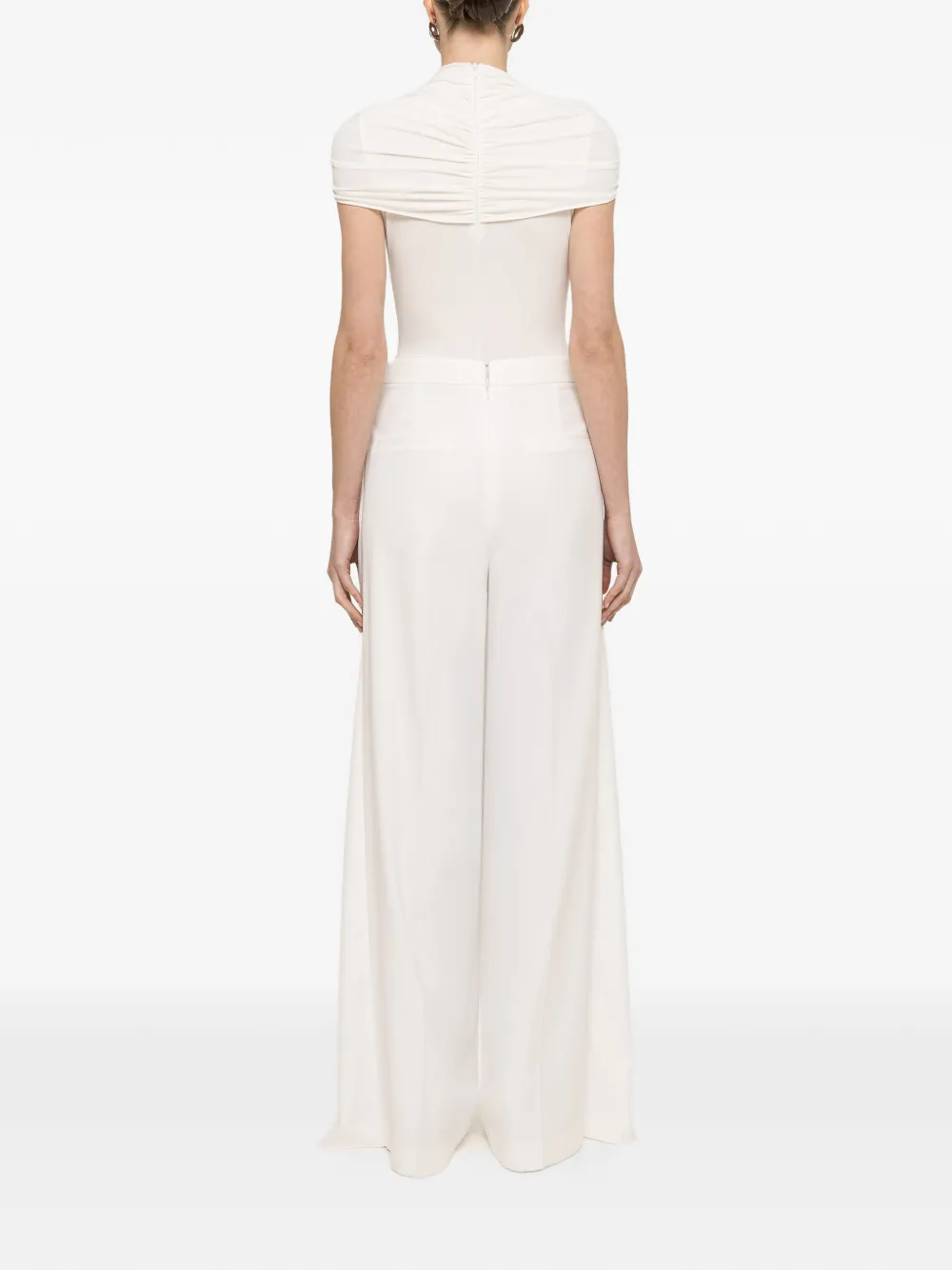 NISSA Body met ruches detail Wit