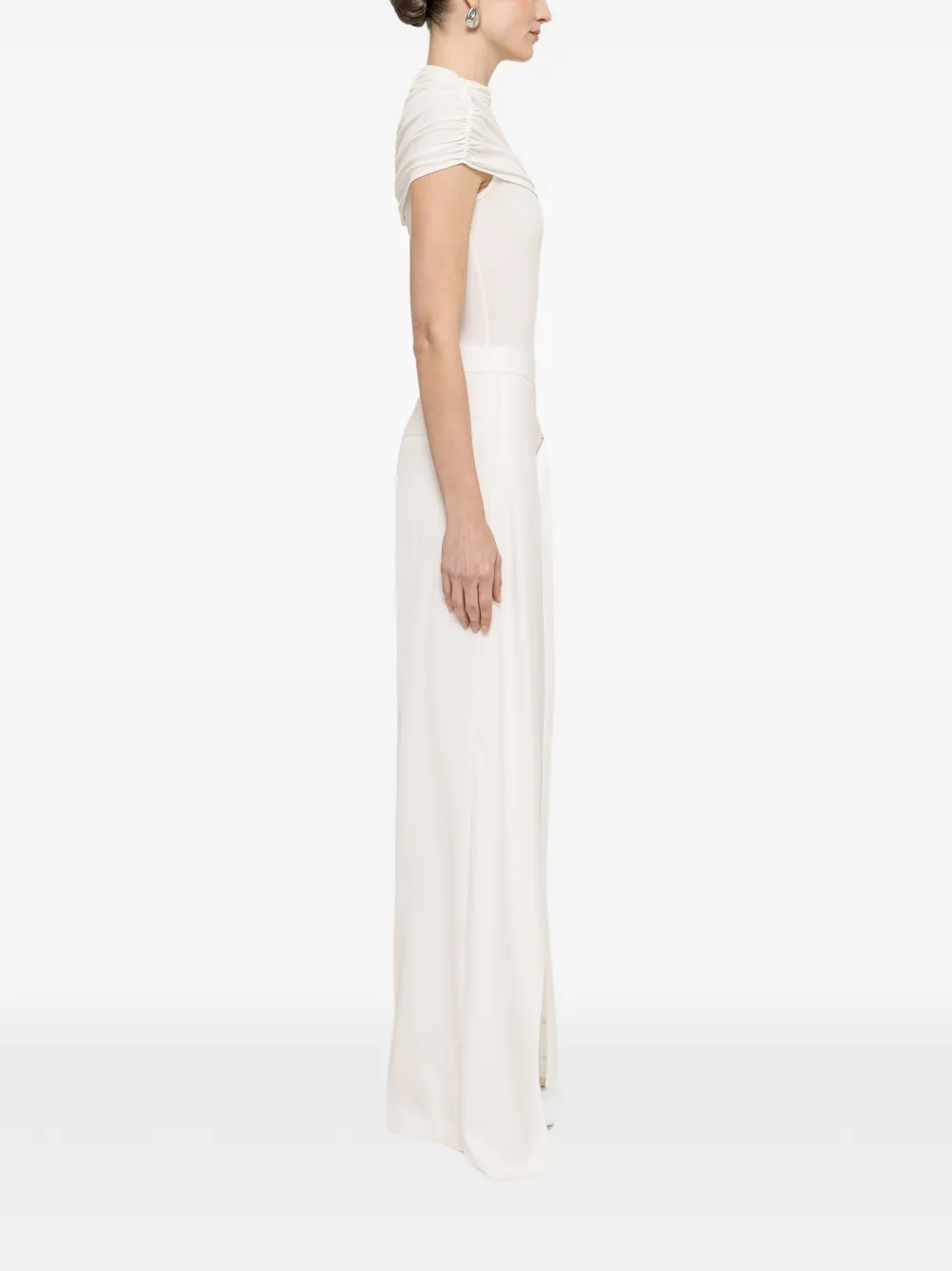 NISSA Body met ruches detail Wit