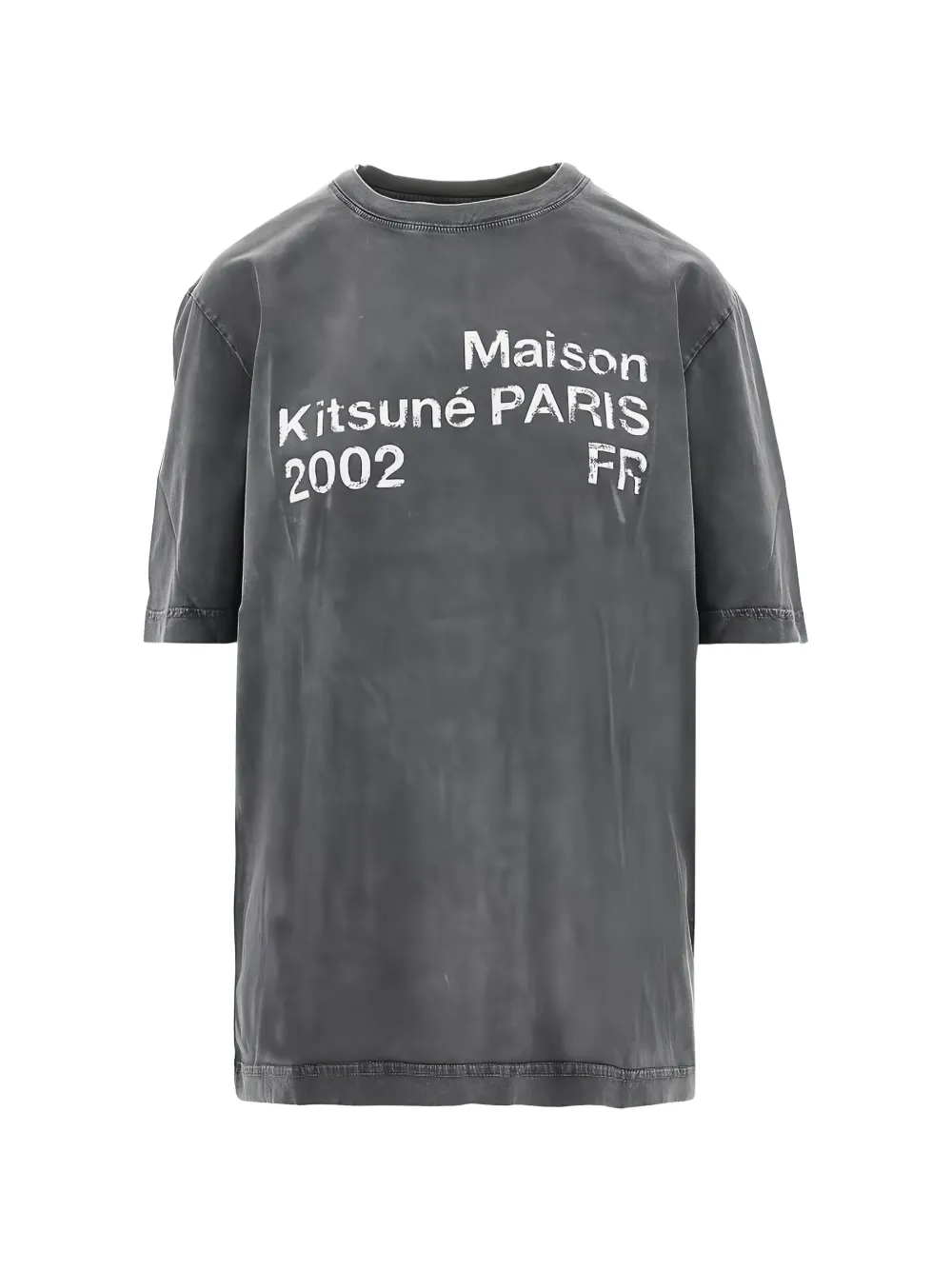 Maison Kitsuné short-sleeve round-neck T-shirt - Nero