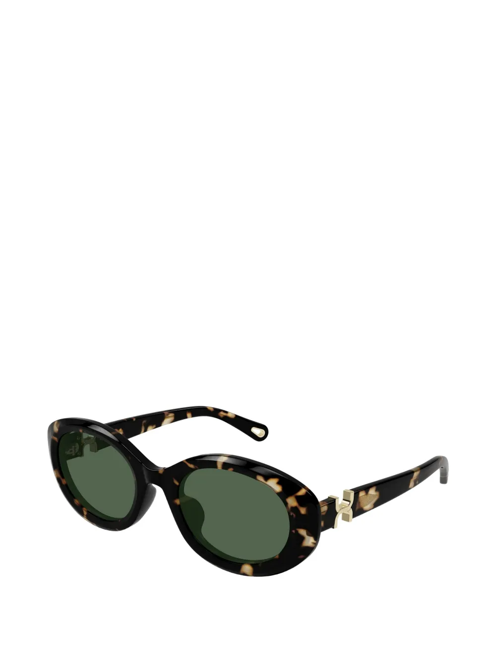  Chloé Eyewear Occhiali Da Sole Tondi - Marrone 