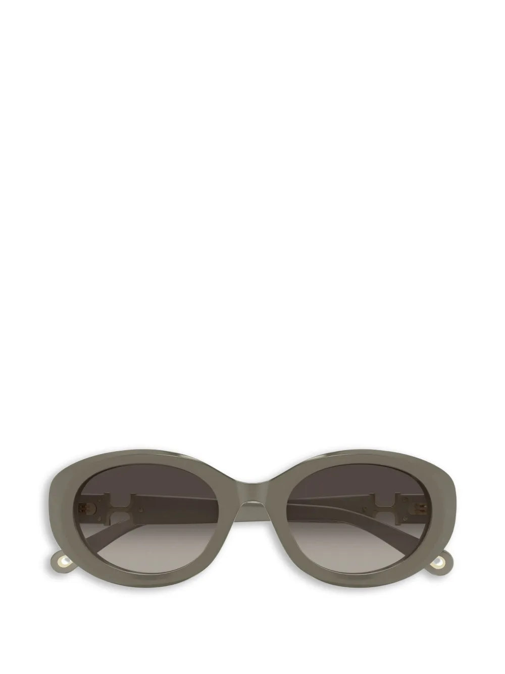 Chloé Eyewear oval-frame sunglasses - Grigio