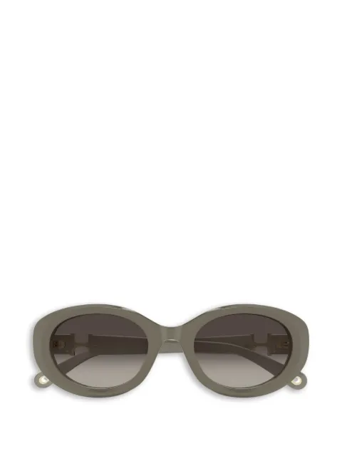Chloé Eyewear lentes de sol con armazón ovalada