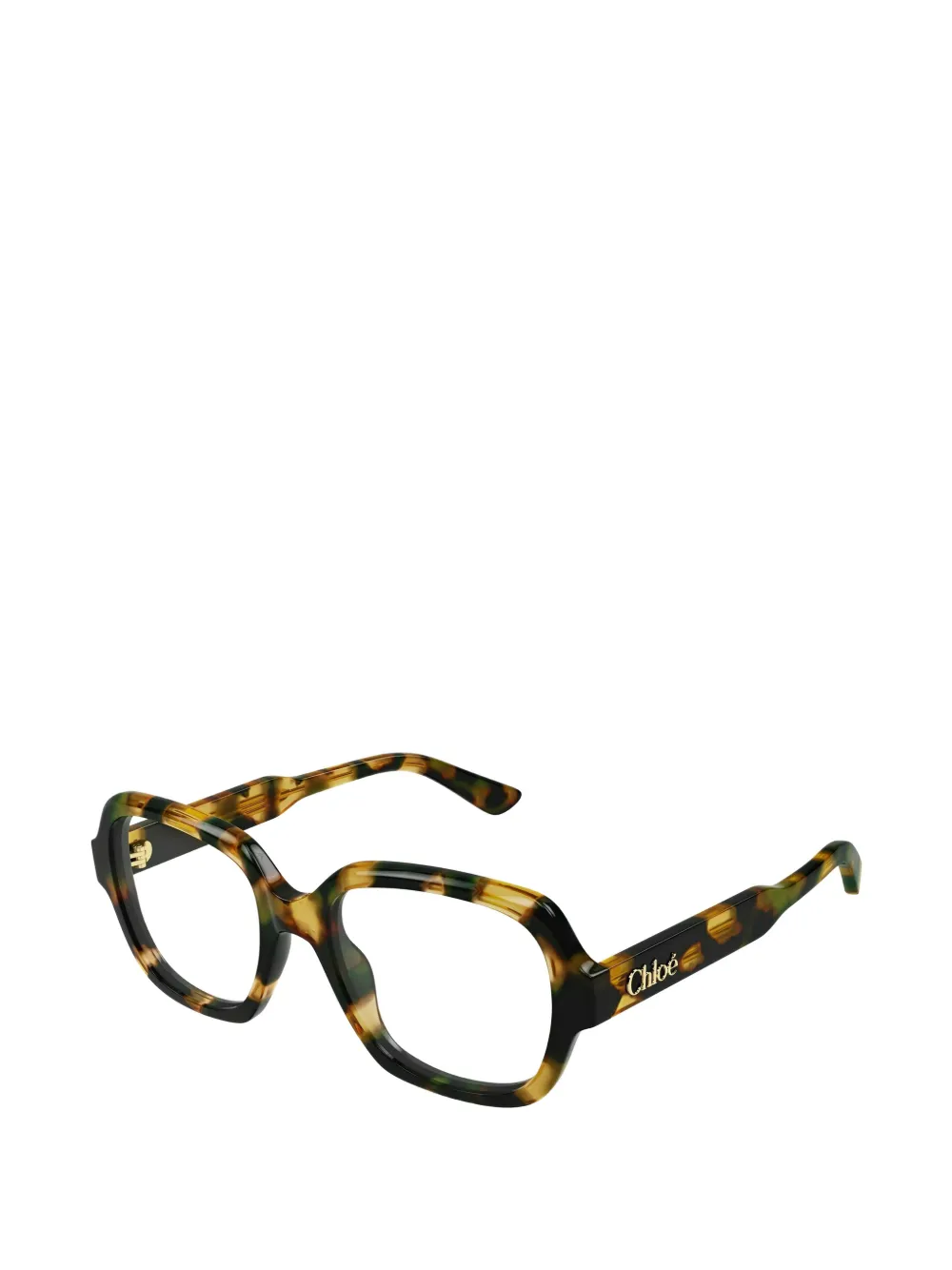  Chloé Eyewear Occhiali Geometrici - Verde 