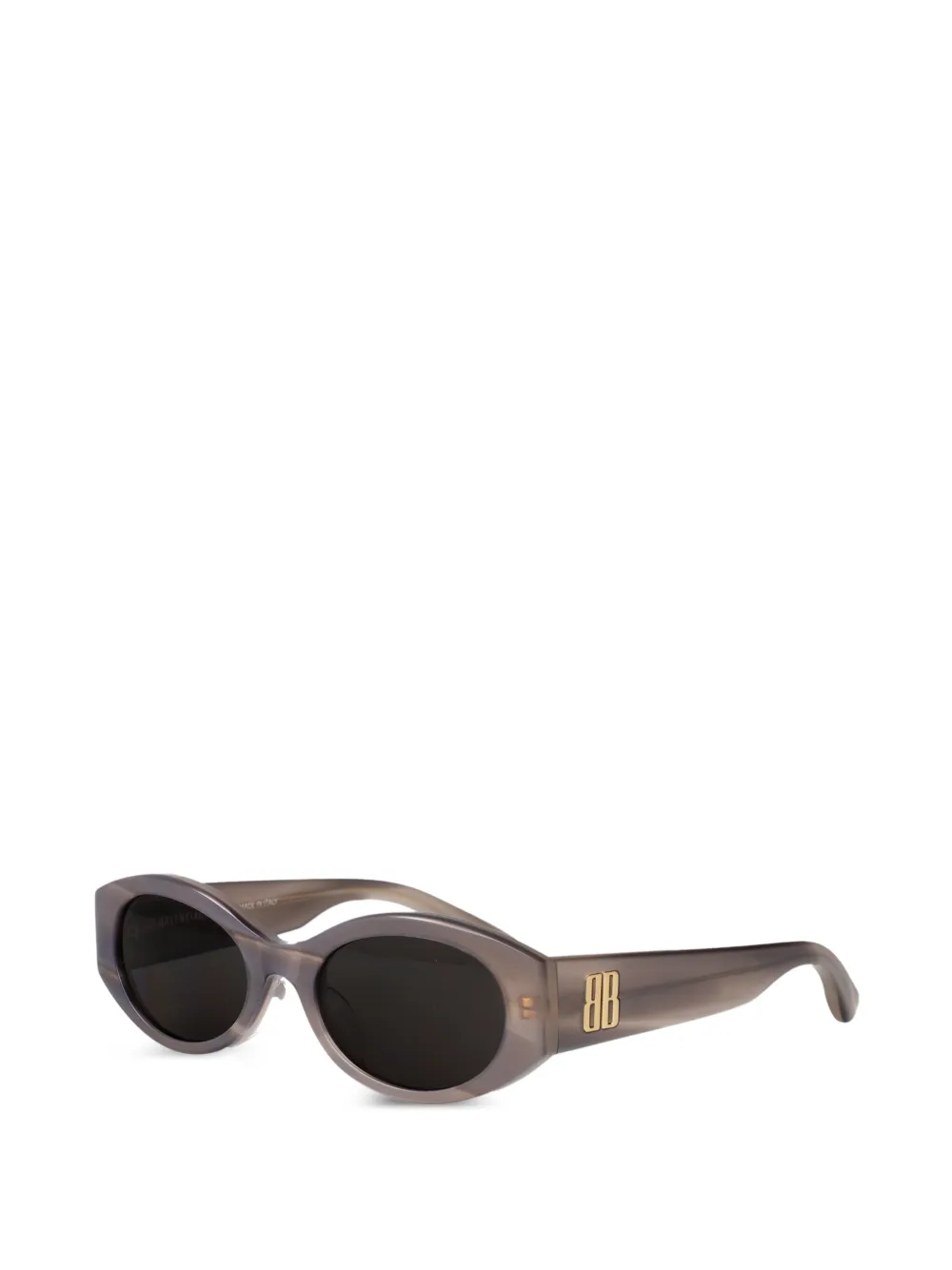 Balenciaga Eyewear Zonnebril met ovalen montuur Grijs