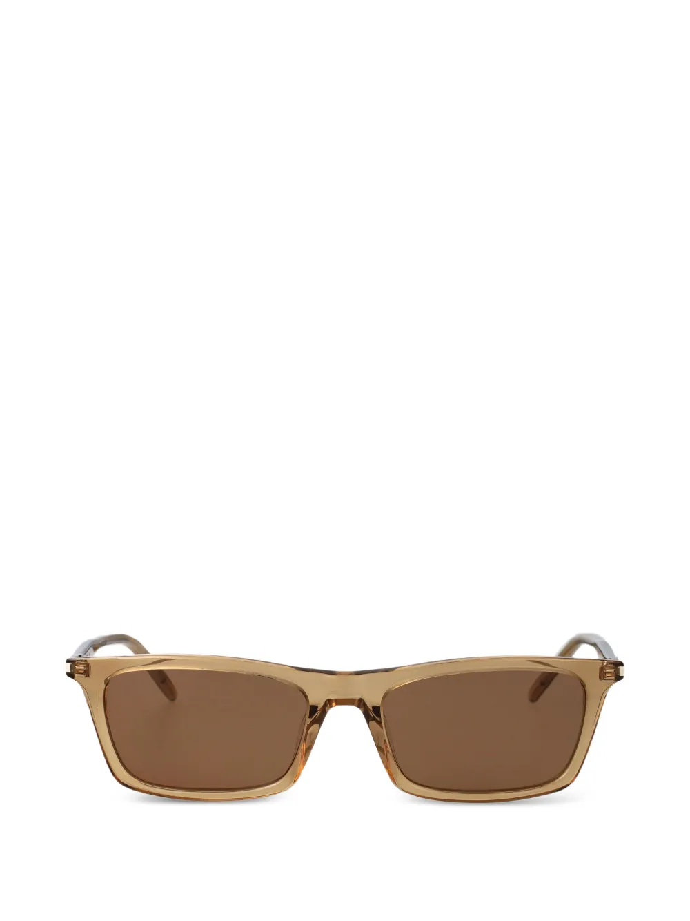 Saint Laurent Eyewear rectangle-frame sunglasses - Toni neutri
