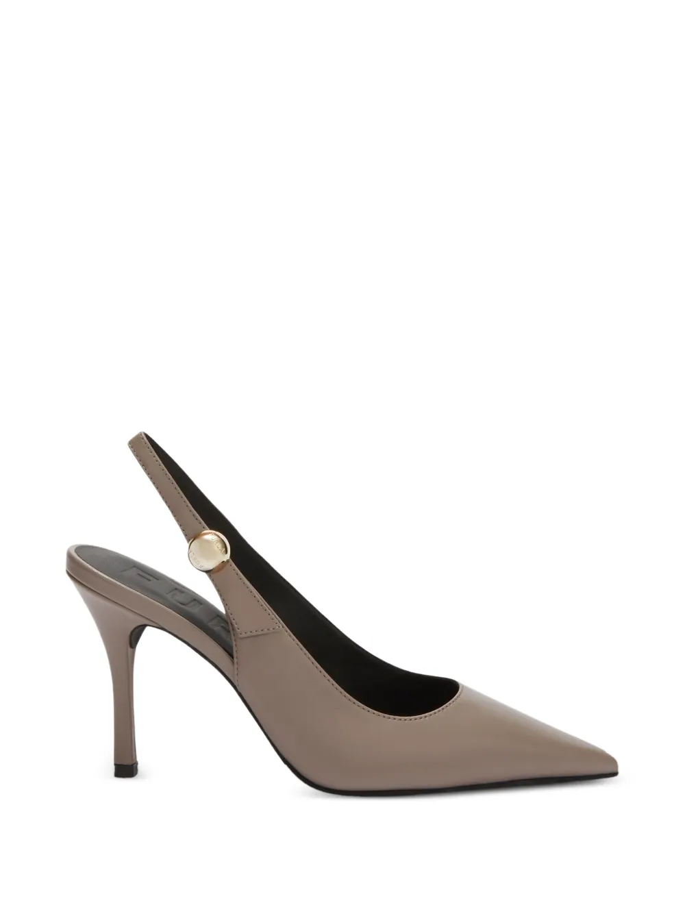 Furla Sfera pointed-toe slingback pumps - Braun