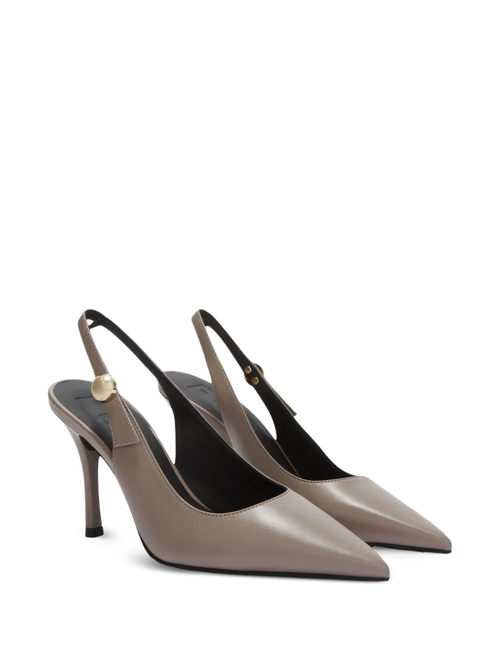 Furla Sfera pointed-toe slingback pumps Bruin