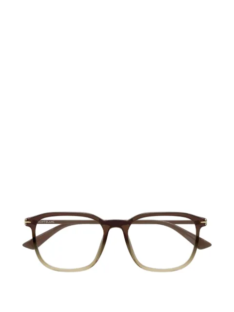 Montblanc rectangle-frame glasses