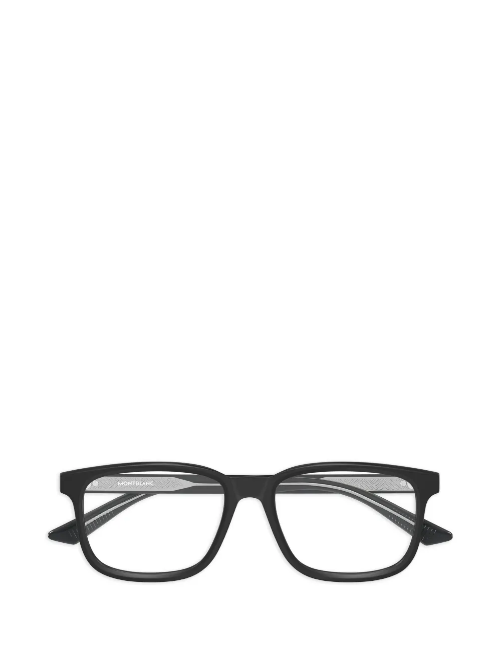 Montblanc square-frame glasses - Nero