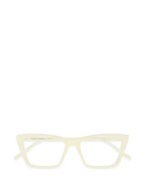 Saint Laurent Eyewear MIica Thin geometric-frame glasses
