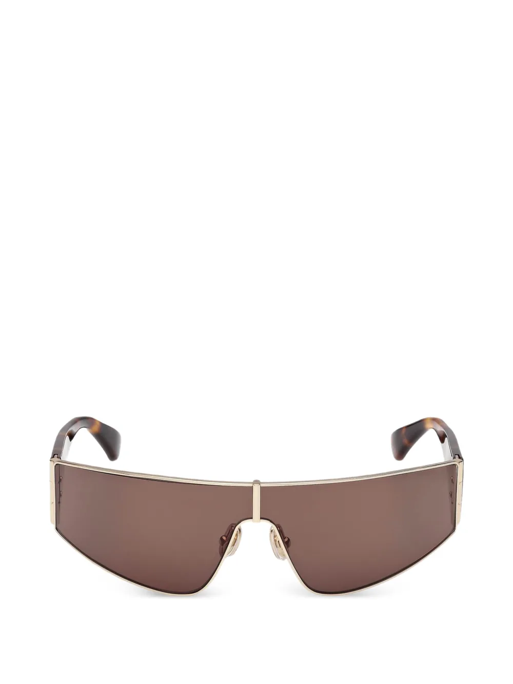 Max Mara Eyewear mask-shape sunglasses - Gold