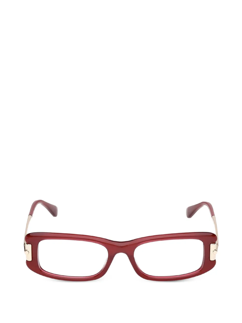 Max Mara Eyewear Occhiali rettangolari - Rosso