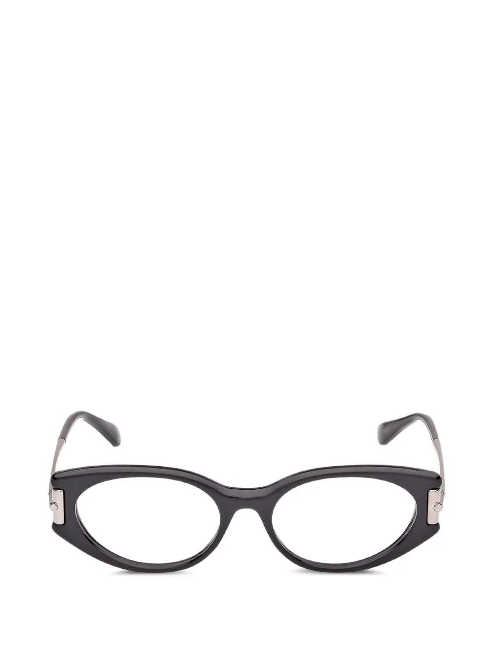 Max Mara Eyewear oval-frame glasses - Nero