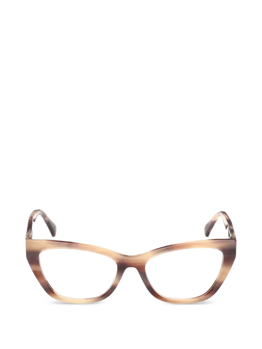 Max Mara Eyewear lunettes de vue à monture papillon - Tons neutres
