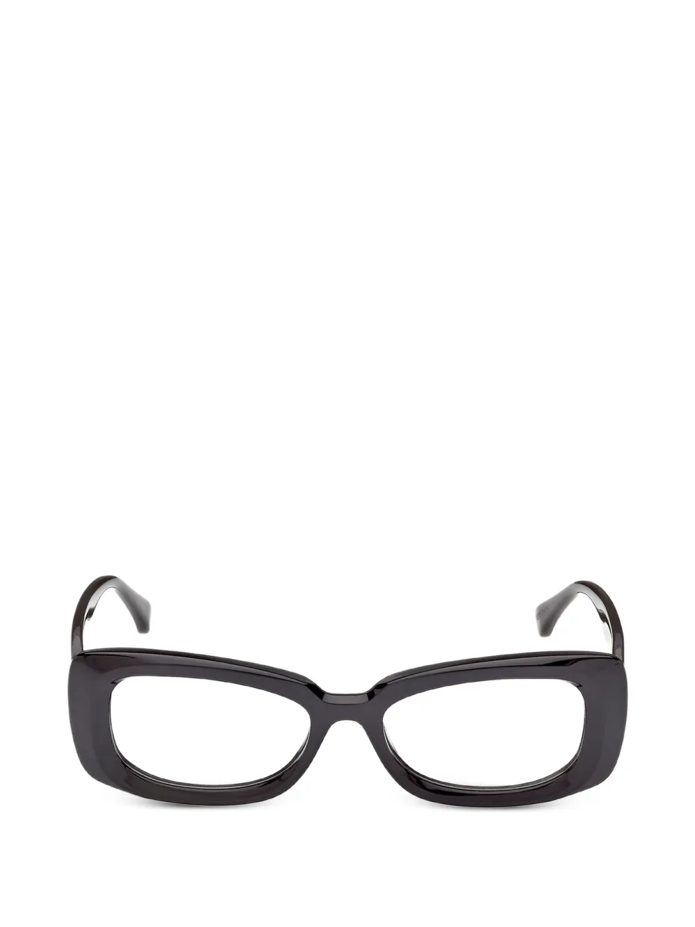 Max Mara Eyewear rectangle-frame glasses - Nero
