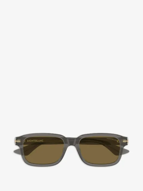 Montblanc lunettes de soleil à monture rectangulaire