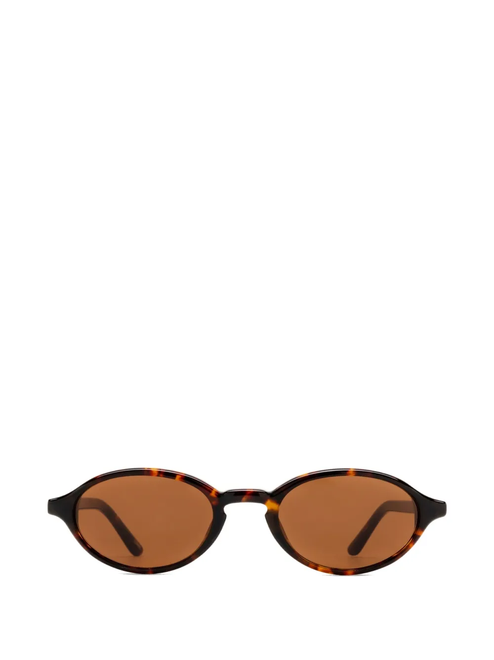 Chimi Lex tortoise-effect oval-frame sunglasses - Marrone