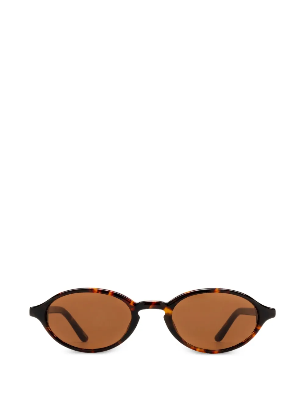 Chimi Lex tortoise-effect oval-frame sunglasses - Marrone