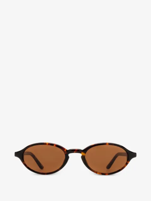 Chimi Lex tortoise-effect oval-frame sunglasses