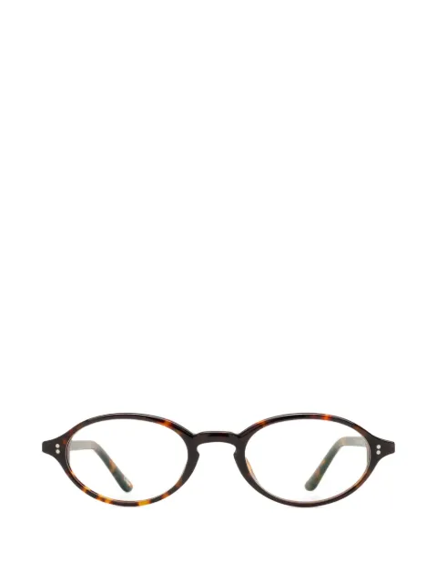 Chimi Lex tortoise-effect round-frame glasses