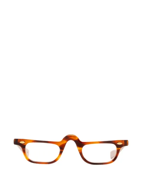 JULIUS TART OPTICAL Half Eye browline-detail glasses