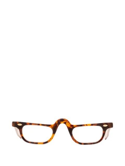 JULIUS TART OPTICAL Half Eye browline-detail glasses