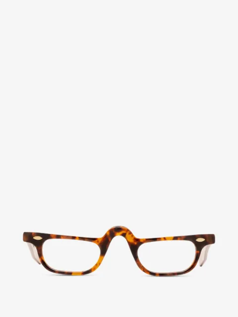 JULIUS TART OPTICAL Half Eye browline-detail glasses