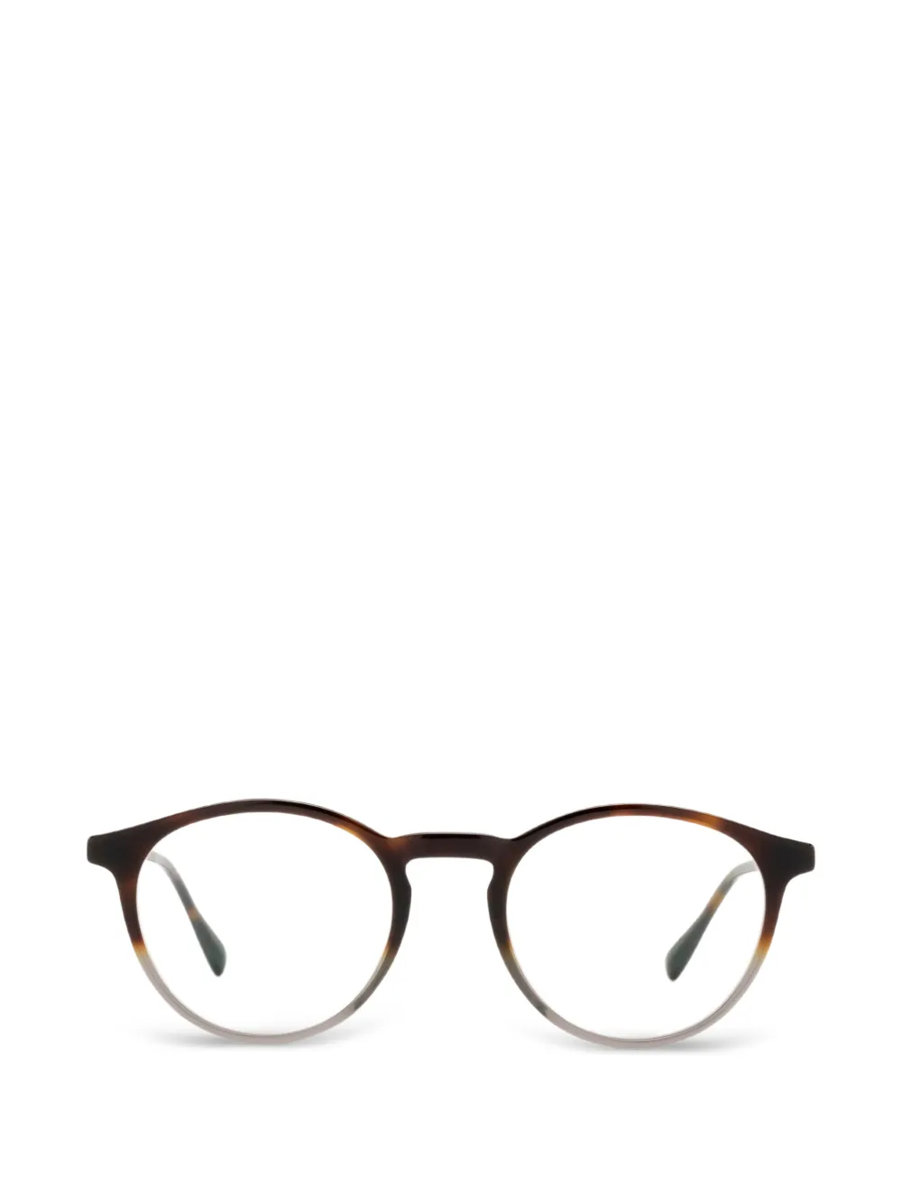 Mykita Lais gradient-effect round glasses - Marrone
