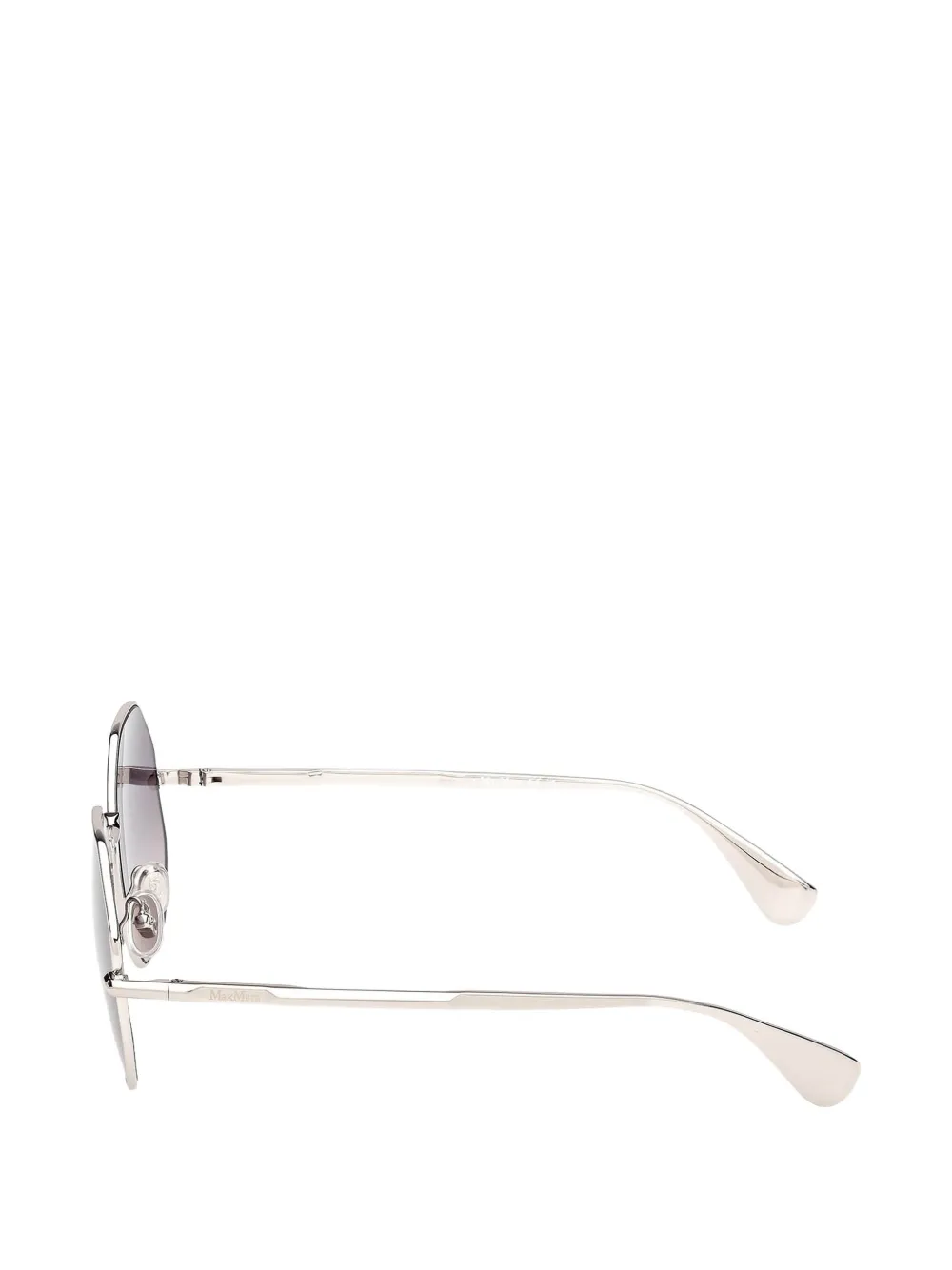 Max Mara Eyewear Zonnebril met geometrisch montuur Zilver