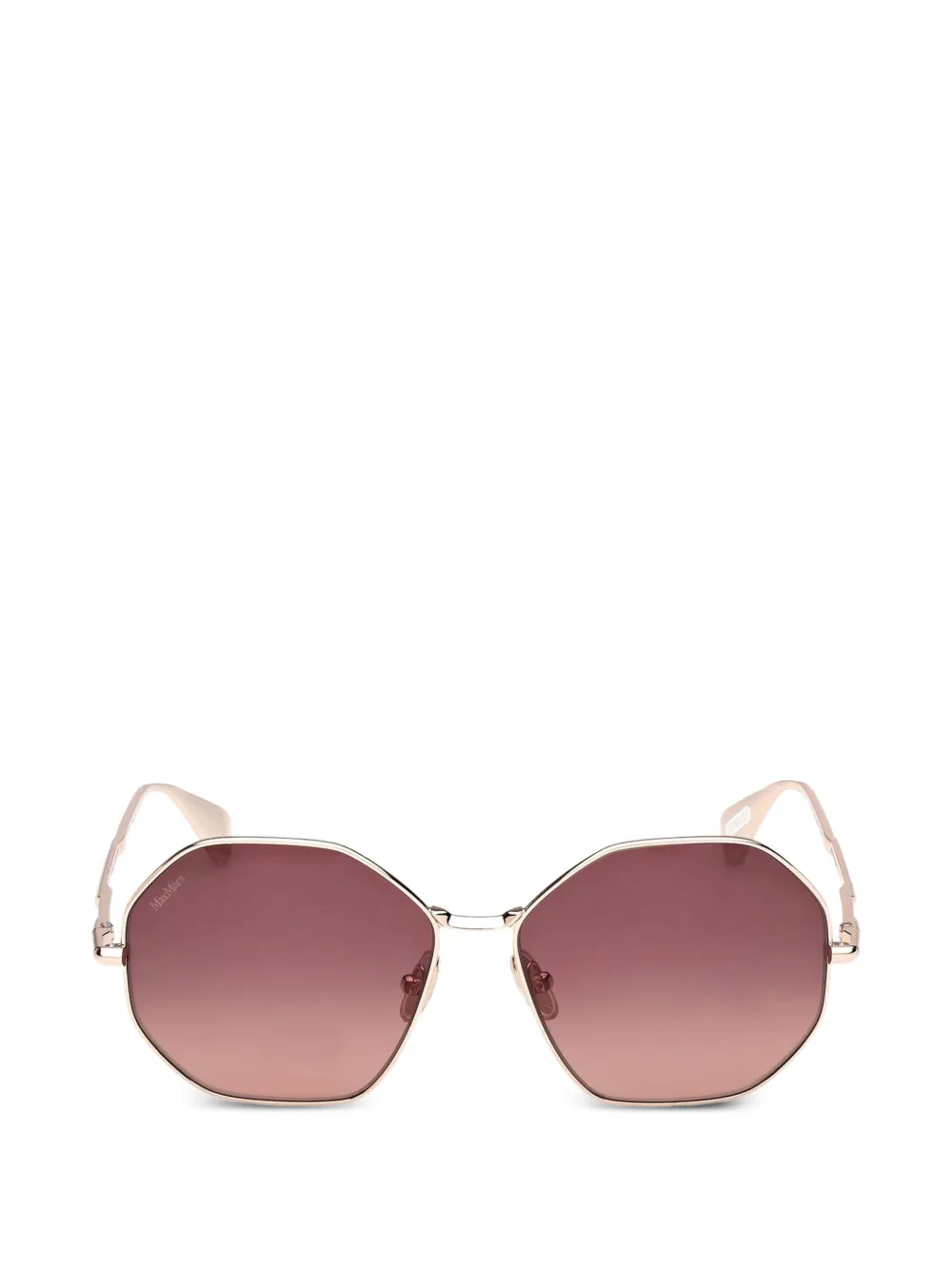 Max Mara Eyewear oval-frame sunglasses - Oro