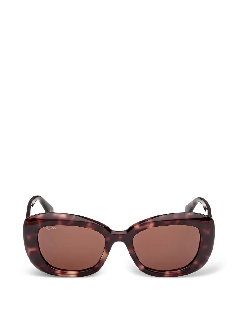 Max Mara Eyewear Occhiali da sole ovali - Marrone