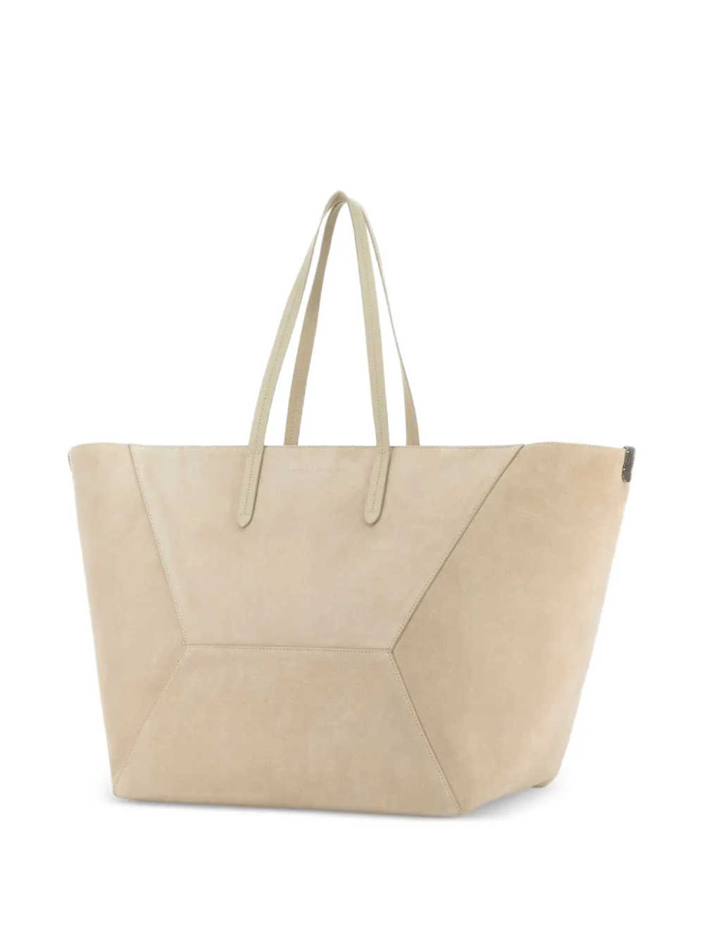 Brunello Cucinelli BC Duo suède shopper Beige