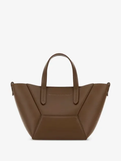 Brunello Cucinelli leather tote bag