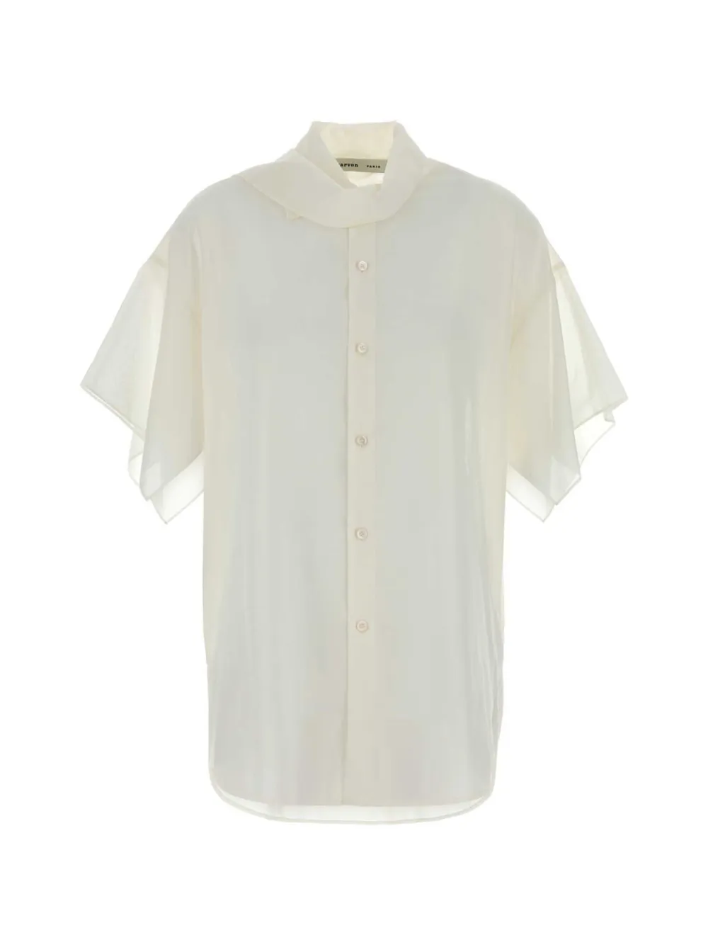 Carven draped shirt - White